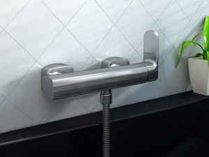 PROMOCJA Kohlman Foxal bateria natryskowa ścienna | QW120F