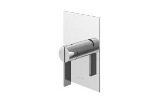 Kohlman Dexame bateria prysznicowa podtynkowa z jednym wyjściem 20cm x 14cm