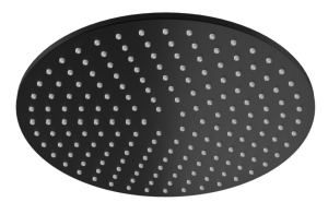 Kohlman Roxin Black Deszczownica okrągła 25 cm czarny mat