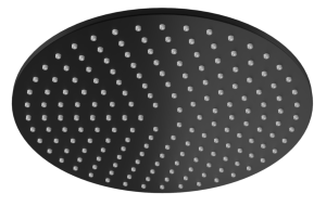 Kohlman Roxin Black Deszczownica okrągła 30 cm czarny mat