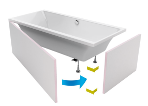PROMOCJA Excellent Obudowa Flex System do zabudowy płytkami 180x85cm