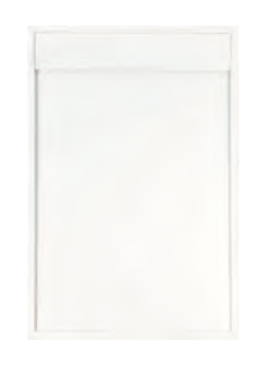 RONAL RUG Brodzik prostokątny 1000 x 900 biały mat