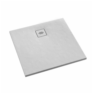 Schedline Protos Brodzik kwadratowy 80x80 biały kamień