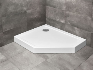 PROMOCJA Radaway Doros PT E Compact Brodzik pięciokątny lewy 100x90 cm