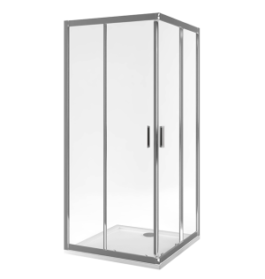PROMOCJA Excellent Actima 201 Kabina kwadratowa 80x80 cm profil chrom
