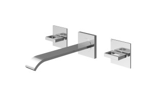 PROMOCJA Kohlman Nexen-S bateria umywalkowa ścienna 3-otworowa 17
cm | SQW190U