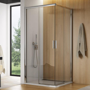 Ronal - Sanswiss Kabina prysznicowa TOP-LINE S 70x80 cm wejście narożne profil srebrny połysk