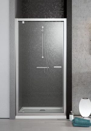 PROMOCJA Radaway Twist Drzwi do wnęki prysznicowej 100 cm (98,5-101cm) profil chrom