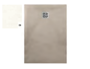 RONAL DUNE Brodzik prostokątny 1000 x 900 biały mat