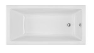 PROMOCJA Excellent Wave Slim Wanna prostokątna 140x70 cm