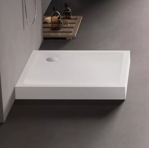 New Trendy MILD Brodzik kwadratowy 80x80x11,5 cm biały