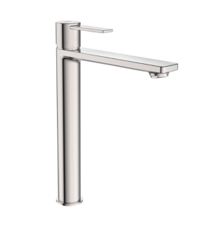 Roca Targa Bateria umywalkowa wysoka bez korka inox