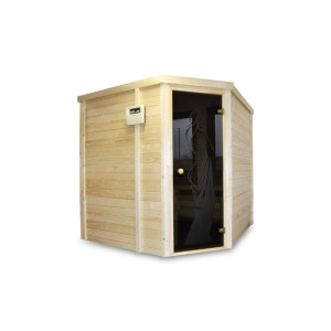 Vario Massivholz Sauna M01 2,00 x 1,99m