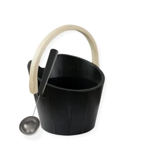 Saunaaufguss Set 2 Teilig Schwarz