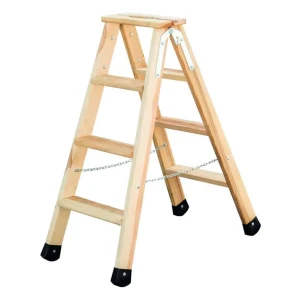Günzburger - Stufen-Stehleiter beidseitig begehbar Holz