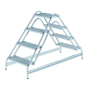 Günzburger - Arbeitspodest beidseitig begehbar Aluminium geriffelt