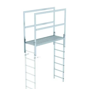 Günzburger - Attika-Überstieg Aluminium blank