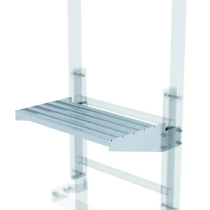 Günzburger - Ausstiegstritt Alu blank 520x100-300mm