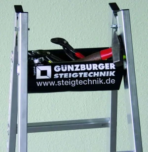 Günzburger Werkzeugablage für Sprossen-Stehleiter