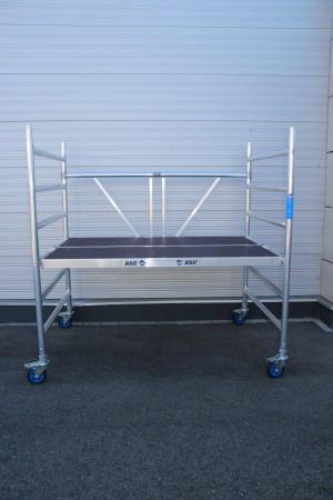 ASC AGS Rollgerüst 135×190 — vorlaufendes Geländer