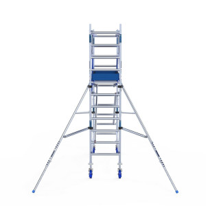 Alumexx Rollgerüst mit Vorlaufgeländer 75×250