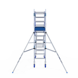 EuroScaffold Rollgerüst mit Geländer 75×250