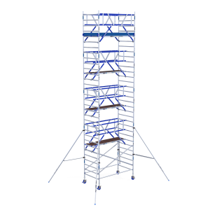 EuroScaffold Rollgerüst mit Streben 135×250