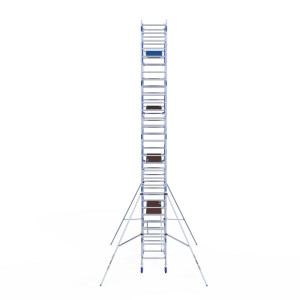 Alumexx Rollgerüst mit Vorlaufgeländer 90×250