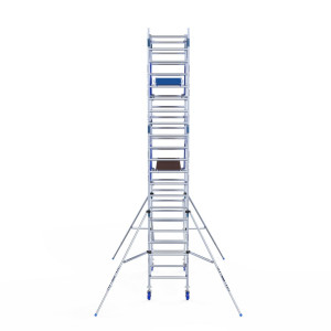 Alumexx Rollgerüst mit Vorlaufgeländer 90×250