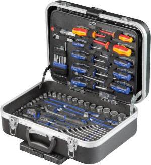 PROJAHN Proficraft Werkzeug-Trolley Universal metrisch 6-kant 6,3 / 1/4" + 12,5 / 1/2" 130-tlg. | 4963-01