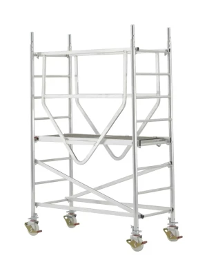 HYMER - Fahrgerüst ADVANCED SAFE-T mit Ausleger | 1,58 x 0,61 m