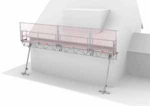 Altrex Modulare Dreieckbühne - Absturzsicherung | 4 - 6 Meter | MTB