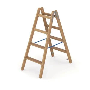WERNER Holz Stufen Stehleiter