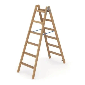 WERNER Holz Stufen Stehleiter