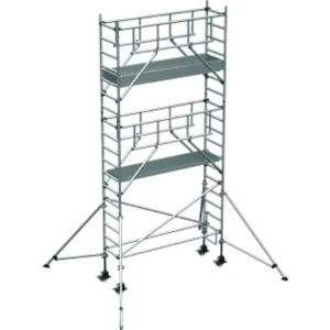 Zarges - Multitower S-PLUS 1T - Fahrgerüst mit Auslegern | Plattformgröße 0,6m × 2,5m
