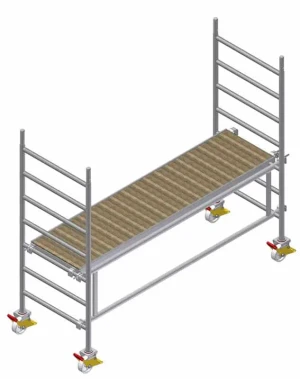 FahrGerüst 5500-A | Albert Gerüste | 3.00m x 0.85m | mit Auslegern | Sicherheitsaufbau