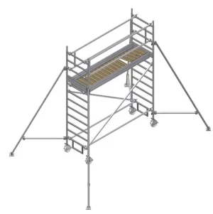 FahrGerüst 5500-A | Albert Gerüste | 3.00m x 0.85m | mit Auslegern | Sicherheitsaufbau