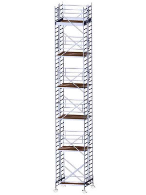 FahrGerüst 2800-A | Albert Gerüste | 1.90m x 1.90m | Doppelaufbau mit Fahrbalken