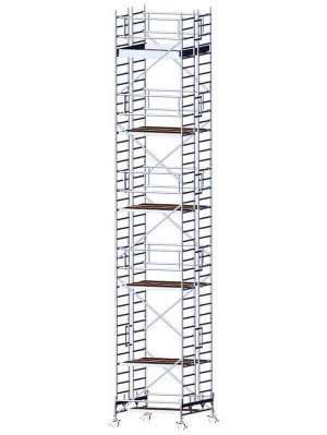 FahrGerüst 4800-A | Albert Gerüste | 2.50m x 1.90m | Doppelaufbau mit Fahrbalken