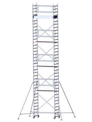 FahrGerüst 5500-A | Albert Gerüste | 3.00m x 0.85m | mit Auslegern | Sicherheitsaufbau