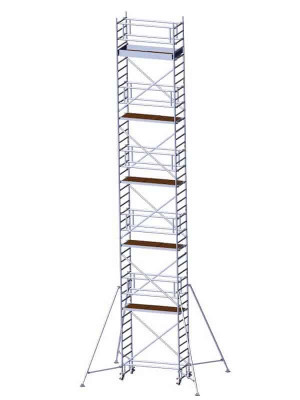 FahrGerüst 4500-A | Albert Gerüste | 2.50m x 0.85m | mit Auslegern | Sicherheitsaufbau