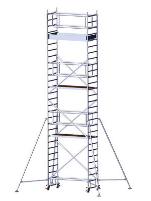 FahrGerüst 2700-A | Albert Gerüste | 1.90m x 0.85m | mit Auslegern | Sicherheitsaufbau