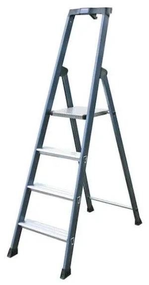 Krause Stufen-Stehleiter SePro S - eloxiert