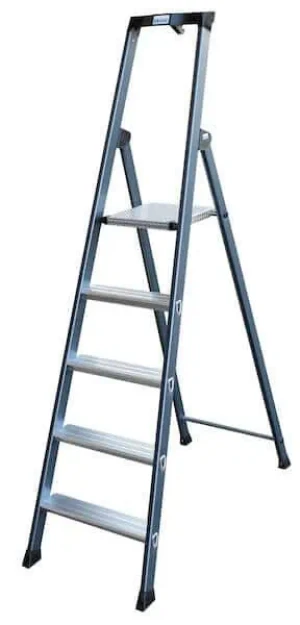 Krause Stufen-Stehleiter SePro S - eloxiert
