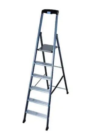 Krause Stufen-Stehleiter SePro S - eloxiert