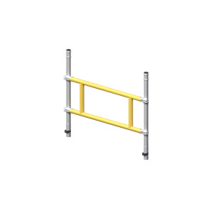 Geländer-Set einseitig für Montageplattform fahrbar