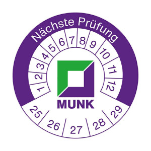 Prüfplakette 40 x 40 mm