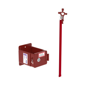 Leiterhalter pulverbeschichtet RAL 3000 Master Key