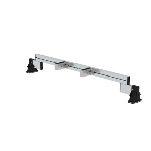 Nachrüst-Traverse mit nivello®-Leiterschuh Breite 1,2 m mit Holmhöhe 98 mm