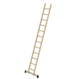 Sprossen-Anlegeleiter Holz nivello®-Traverse